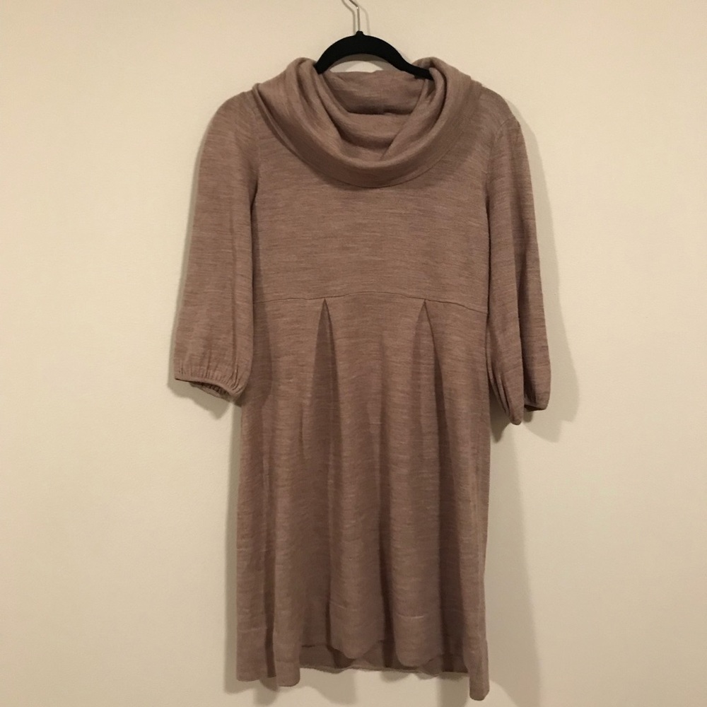 Brown sweater dress!
